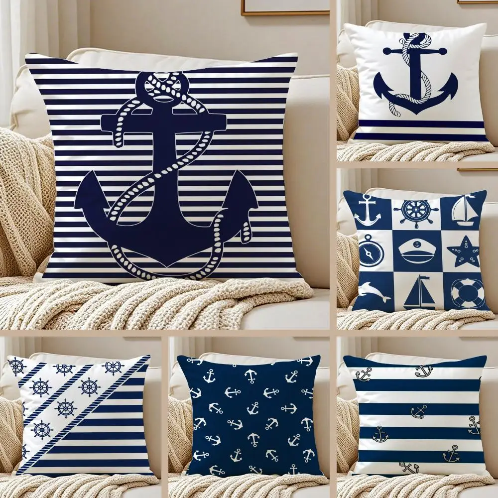 Classic O-ocean sailor Cushion Cover Pillowcase Ultra Soft S