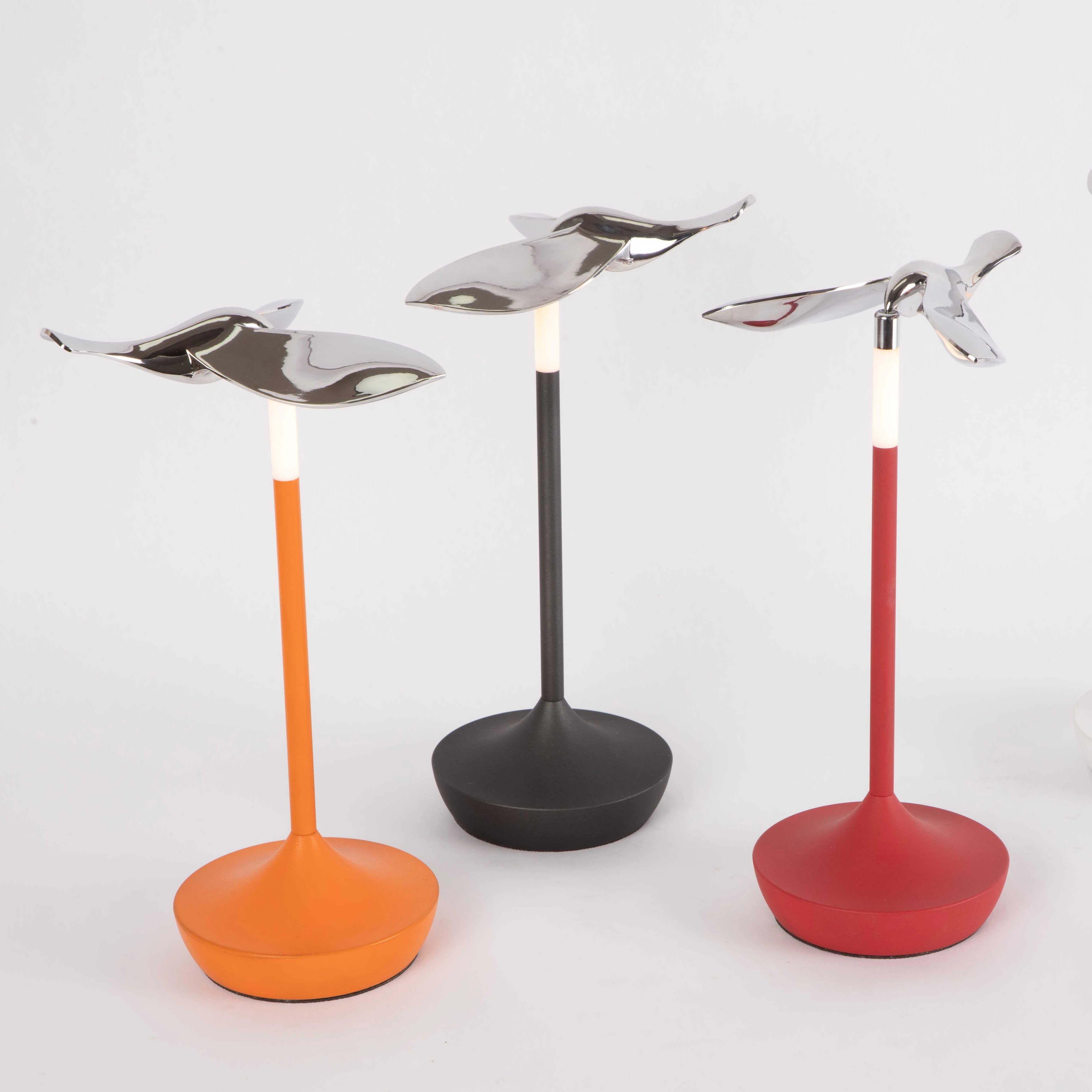 

Bedroom Restaurant Bar Decorative Table Lamp Rechargeable Wireless Touch Bird Table Lamp USB Battery Portable Night Light