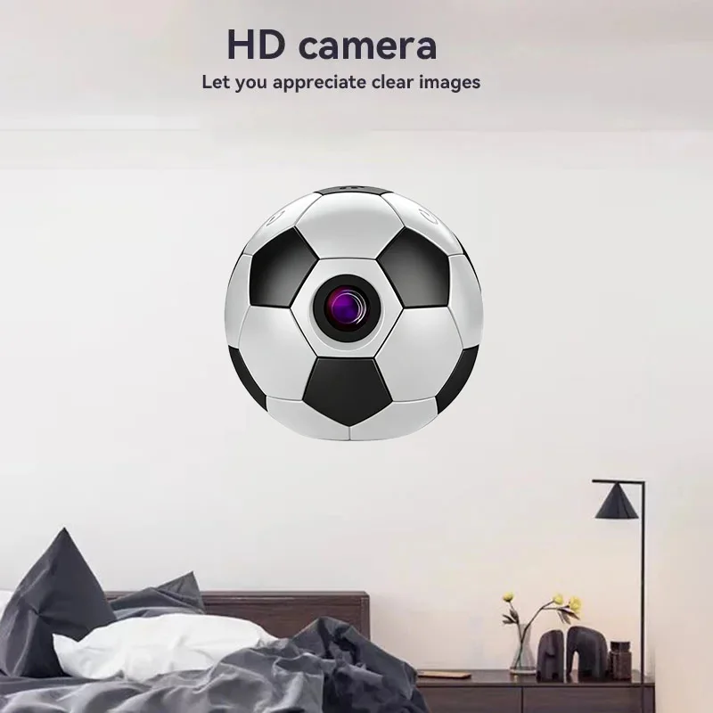 G7 Portable Mini Security Camera 1080P HD 130°Wide-angle Outdoor Soccer Shape Wearable Keychain Video Recorder Camera