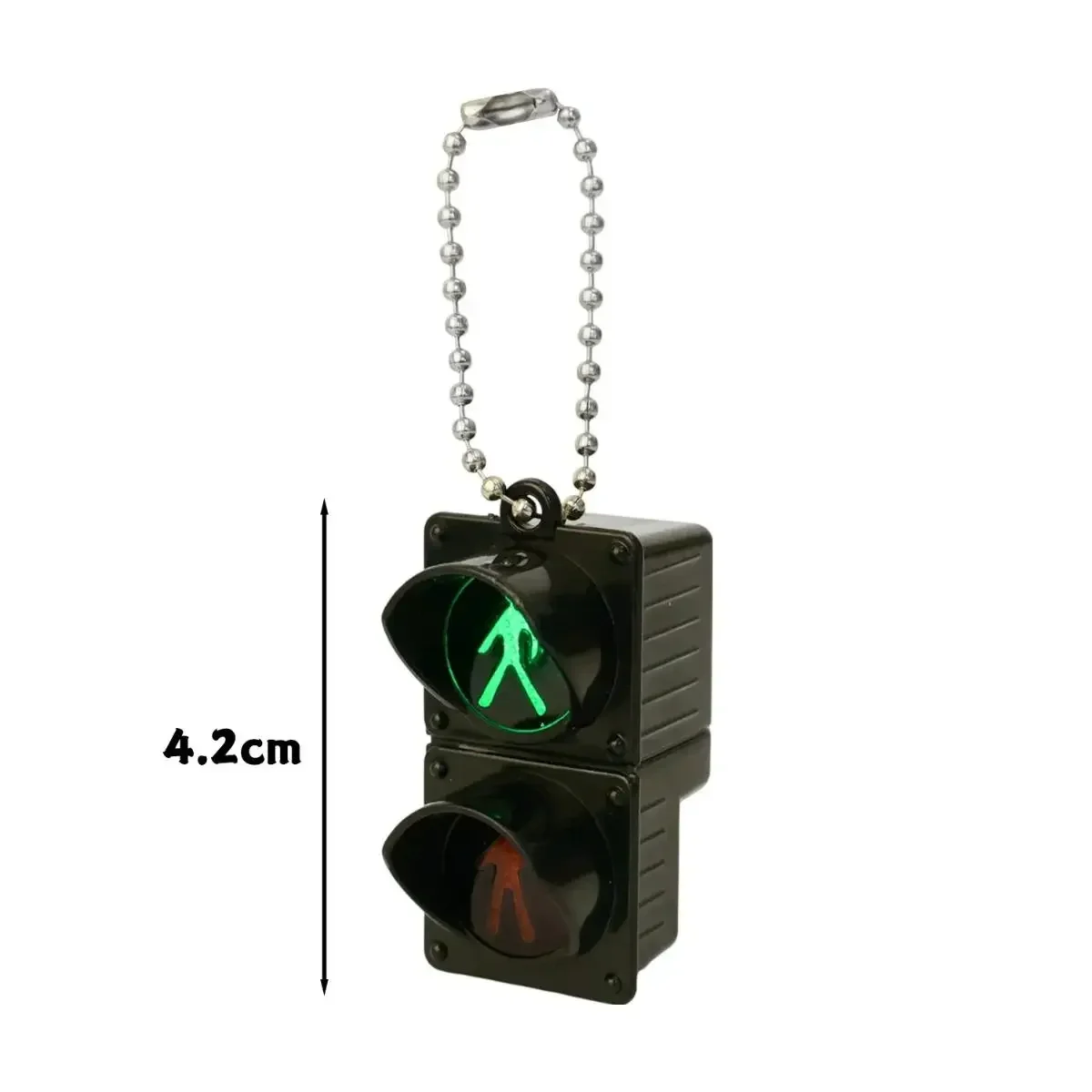 1/2 Stück Neuer Modischer 3D-Ampel-Schlüsselanhänger Lustiger Kreativer Rucksack-Anhänger Schlüsselring Geschenke für Frauen, Studenten und Paare – Detail 12