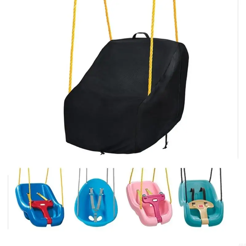 A2UB verstellbarer Babyschaukel-Sitzbezug aus 420D-Oxford-Gewebe mit elastischen Kanten, seilfester Kleinkind-Schaukelbezug für – Detail 4