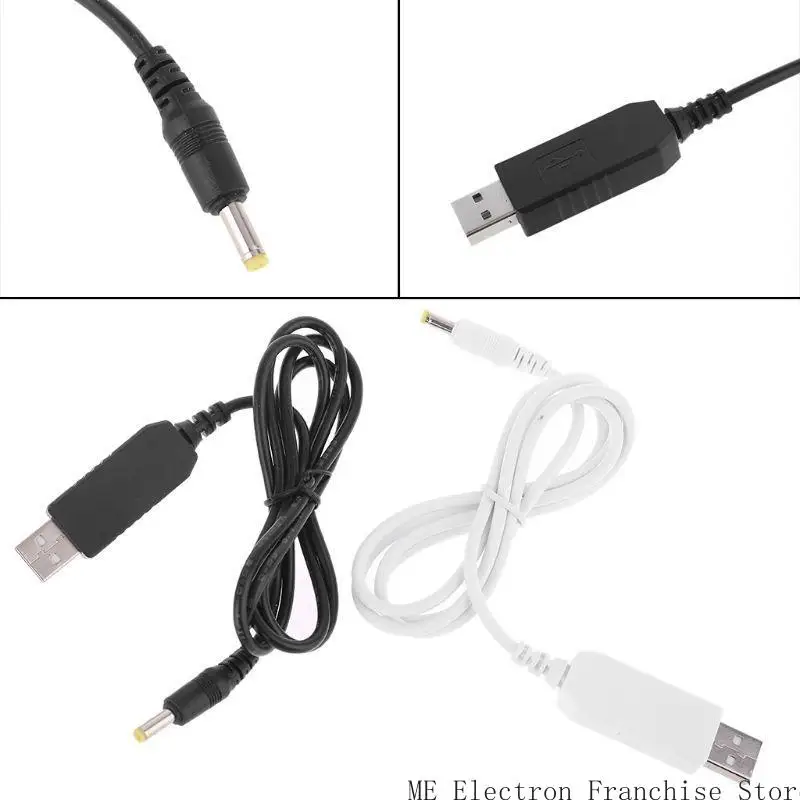 T5EA Universal 5V إلى 6V 4.0x1.7mm تعزيز التعزيز كابل توليد الطاقة الجهد لجهد الجهد لجهاز مراقبة ضغط الدم الإلكترونية 1M