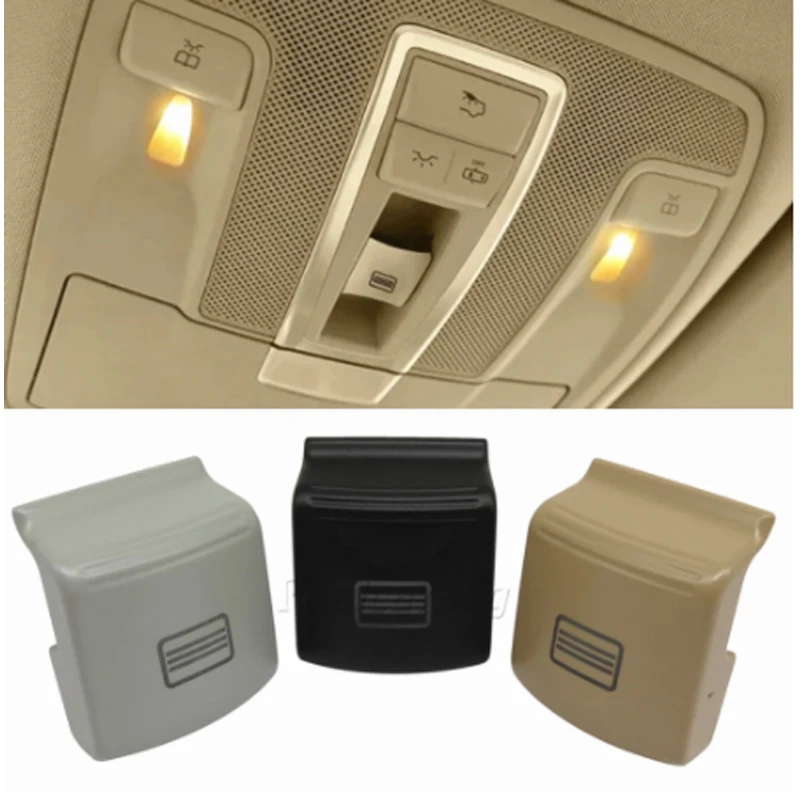 Car Sunroof Window Switch Button Cover Plastic 3 Color For Mercedes Benz S Class W221 2006-2013