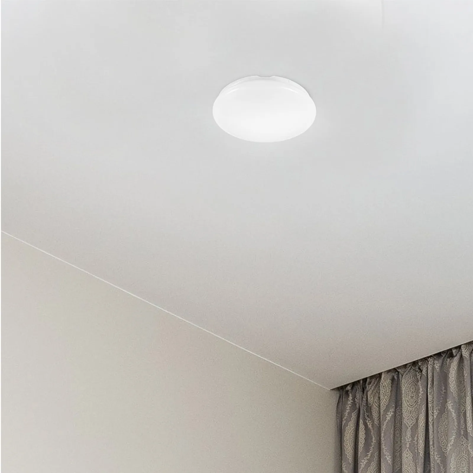 

2Pcs Round Ceiling Light Covers Flat Replacement Shades for Bedroom Kitchen Bathroom Balcony Ceiling Fixture Easy Installation
