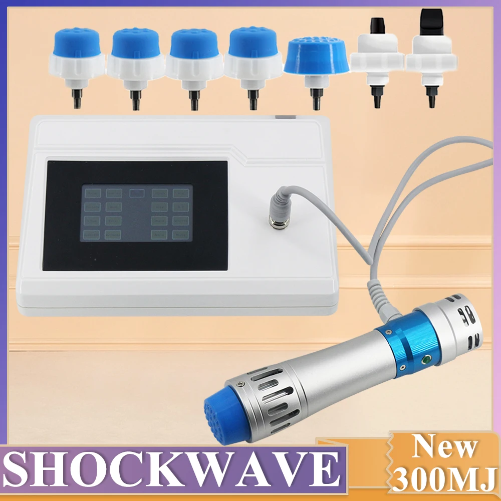 300MJ Professional Physiotherapy Shockwave Therapy Machine Effective ED Treatment Limbs Massage Pain Relief Shock Wave Massager