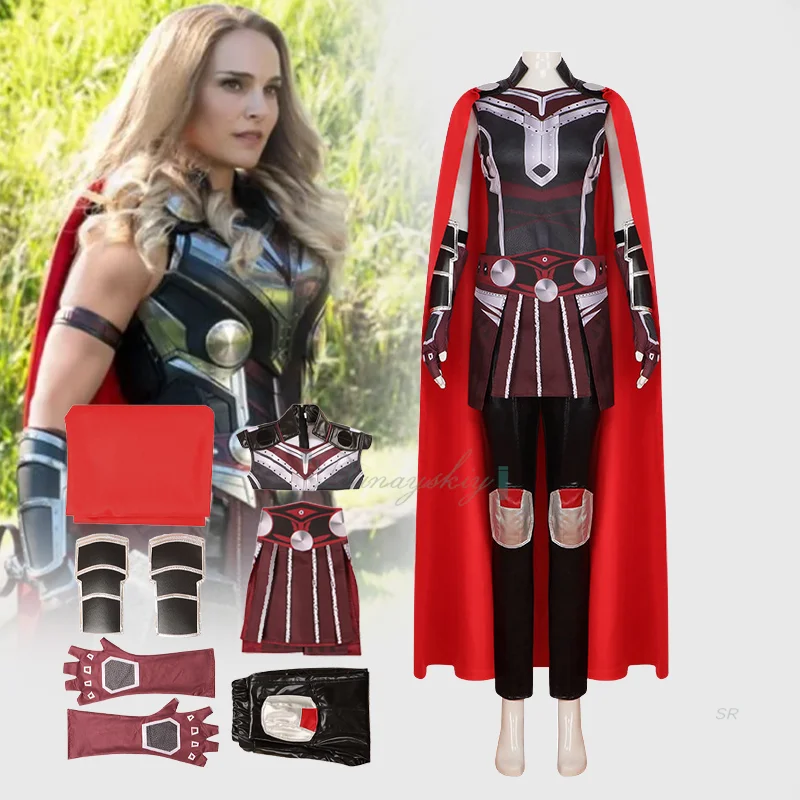 

Джейн Фостер женский костюм Тор для косплея фильм Тор4 женский герой реквизит наряды униформа любовь и гром Хэллоуин вечерние