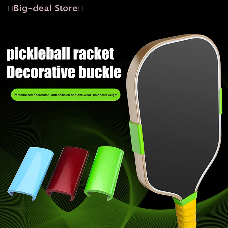Picture 3: 【M】1/2Pcs Pickleball Racket Snap Fastener 45×18 Mm Weights Clip Decorative Block For Pickleball Buckle Replace Accessories