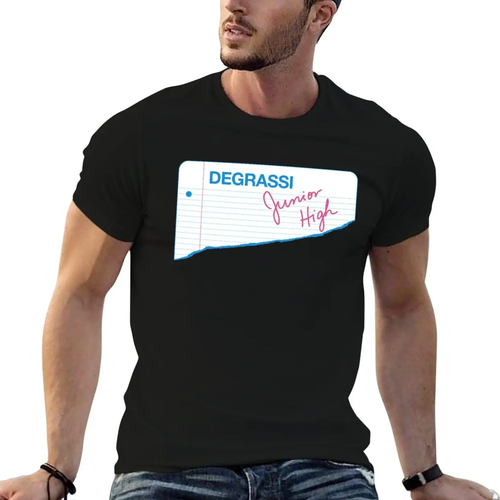 Vintage Degrassi Jr High Paper T-Shirt cheap stuff street wear mens graphic t-shirts funny