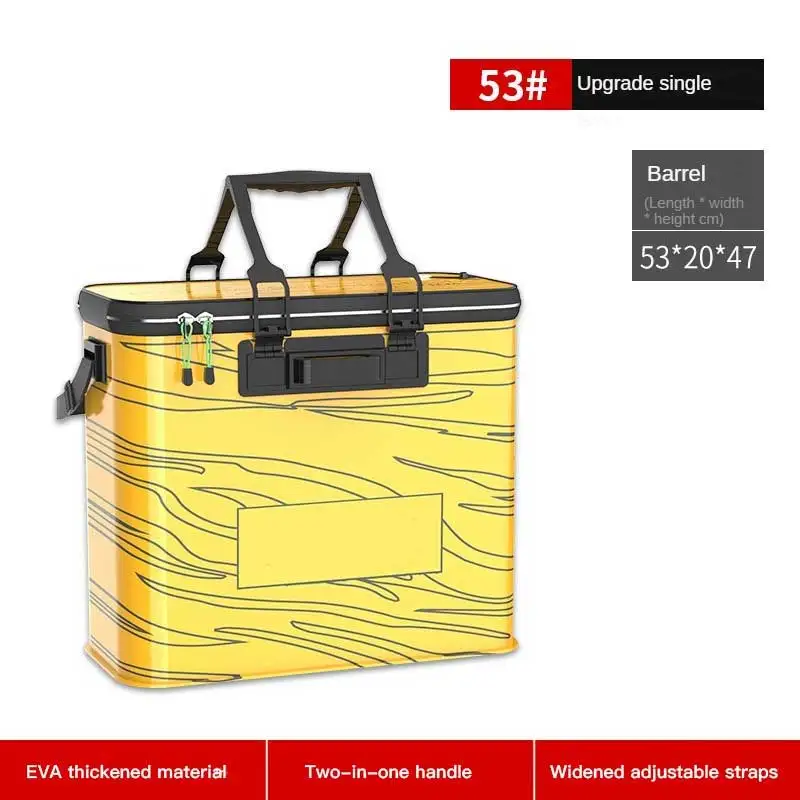 Fish Barrel Multi-functional Thick Eva Thickened Fish Protection Barrel Integrated Fishing Barrel Fishing Tackle Bag Fishing Box