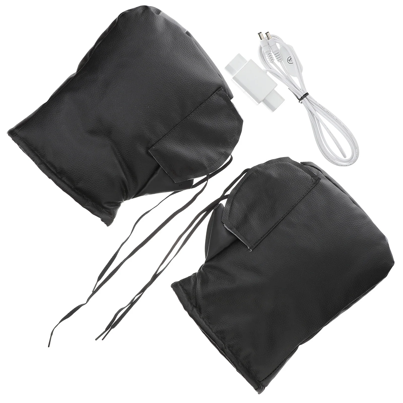 

1 пара перчаток с подогревом, мотоциклетная ручка, муфта, электрическая съемная, сохраняющая тепло, холодная погода, уличная лыжная езда на велосипеде, снегоход