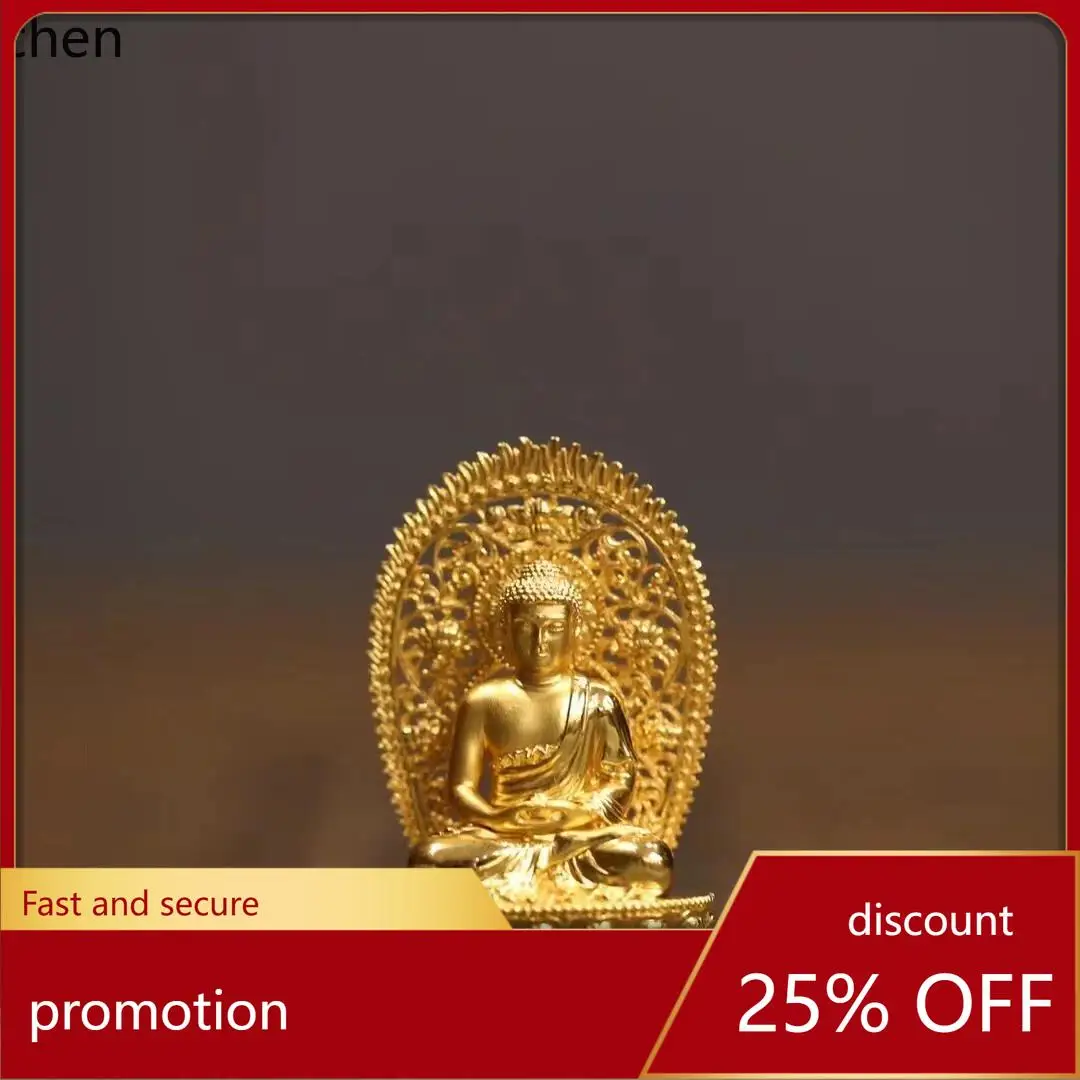 Cz1 buddha figurine: exquisitely crafted, versatile, vintage-inspired, and perfect for small desks