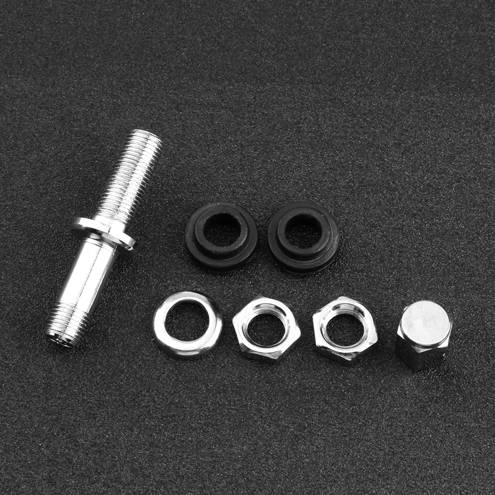 Car Tire Valve 10pcs Bolt-in Car Tubeless Wheel Tire Valve Stem Dust Cap Cover vehicle Stainless Steel Metal Straight Mouth