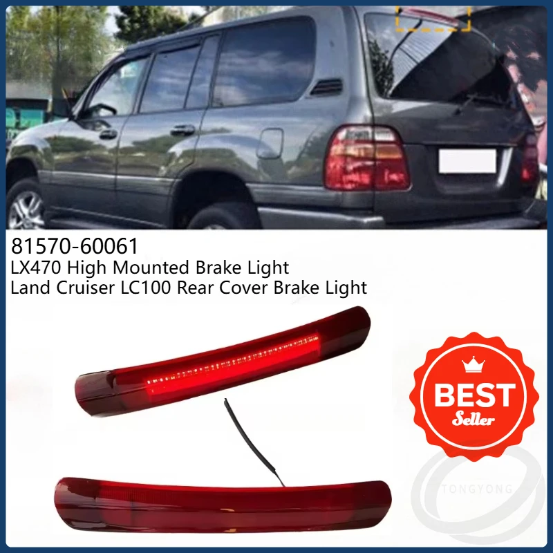 

Новый для Lexus LX470 Toyota Land Cruiser LC100 1998-2001 2002 2003 2004 2005 2006 2007 светодиодный стоп-сигнал с высоким креплением задний фонарь