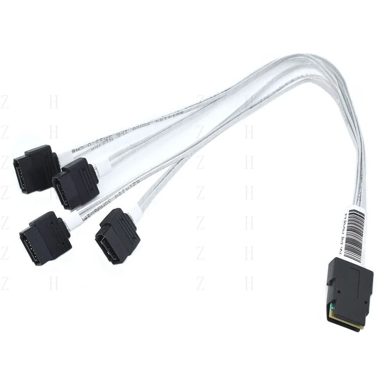 H para Mini SAS 1 a 4 SATA Cabo Fêmea 483508-003 Para HP SFF-8087 Z620 Z640 Z820 Z840