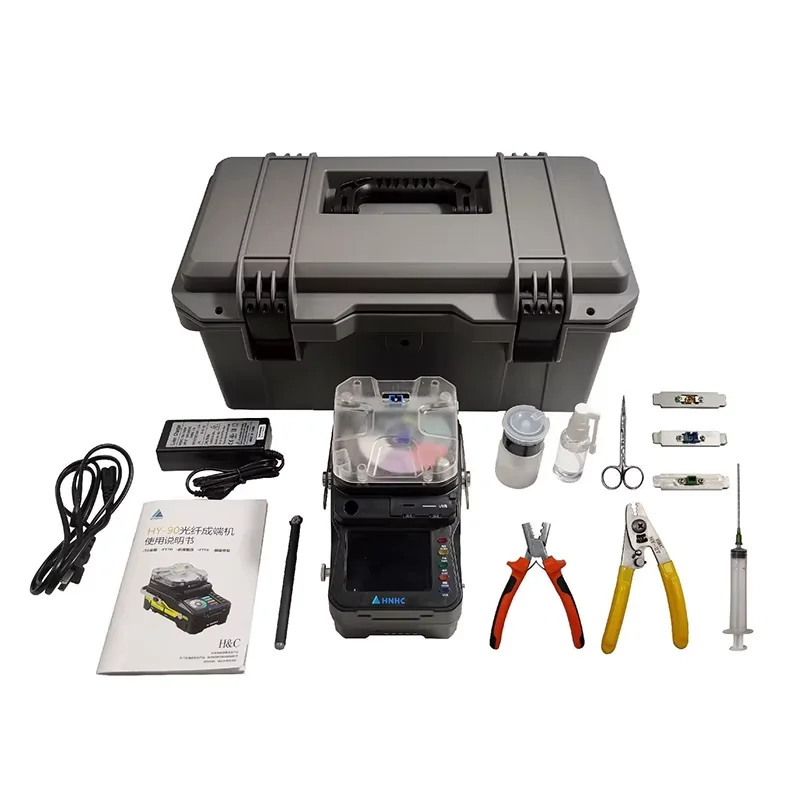 HY90 Fiber Optic Connector Polishing Machine High Precision Fiber End Face Grinding Machine for SC FC ST LC Connectors