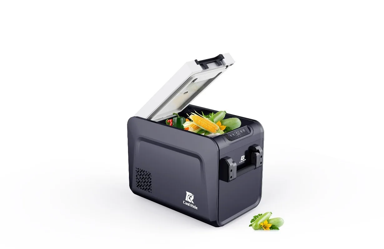 45L ثلاجة سيارة صغيرة الفريزر DC12V برودة ثلاجات السيارة المحمولة التدفئة اختياري الرقمية للسيارة المنزل مكتب