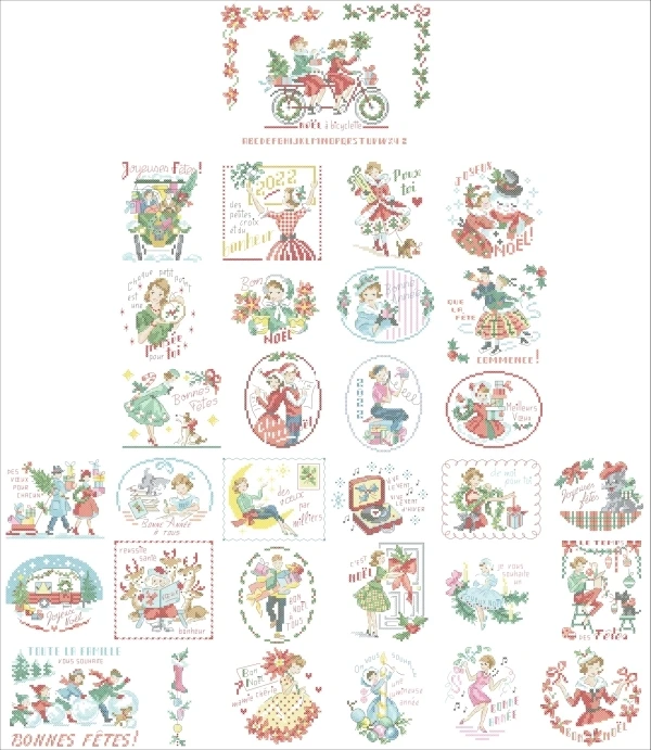 

Cotton Thread Bouquet Series,-LBP - Happy girl 69-78 Cross Stitch Kit, Cute Animal Fabric, Handmade Home Decoration