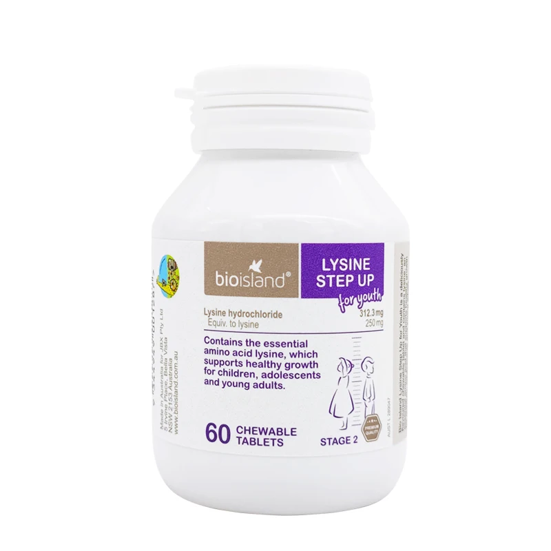 

Bioisland Lysine Step Up Lysine Hydrochloride Stage 2 60 Tablets