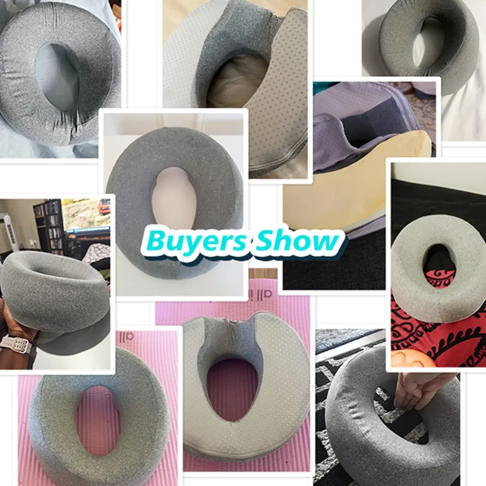 ABVJ-Beauty Salon Massage Lying Down Pillow Ergonomic Face Down Pillow For Desk Naps Comfortable Supportive Salon Equipment