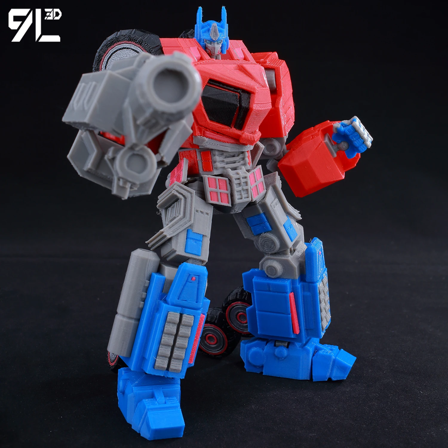 

​9L3D Lucky13 Transformers Optimus Prime Action Figure Dummy13 with Orange Sword T13 Multi-Jointed Collectible Toys Titan13​