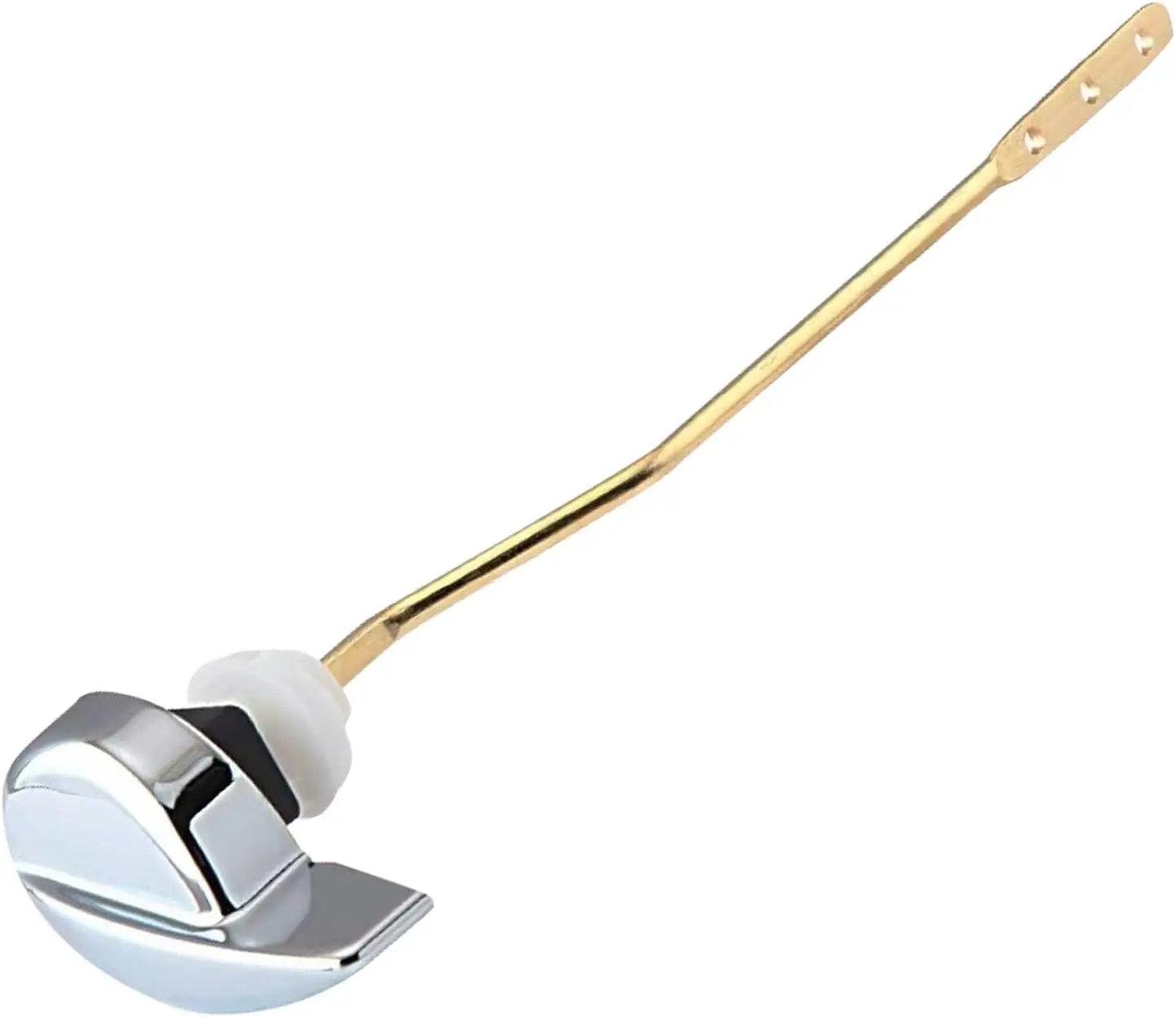 

Toilet Handle Replacement Kit - Side Mount Flush Tank Lever Universal Brass Fit Most Toilets
