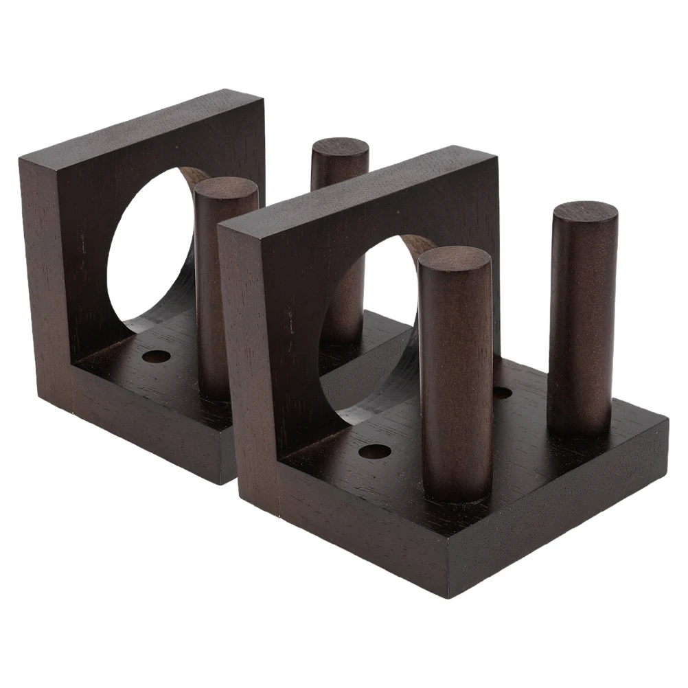 

2pcs Baseball Bat Rack Solid Wood Display Storage Hook Wall Mounted Multi-functional Home Decor Sports Equipment Holder