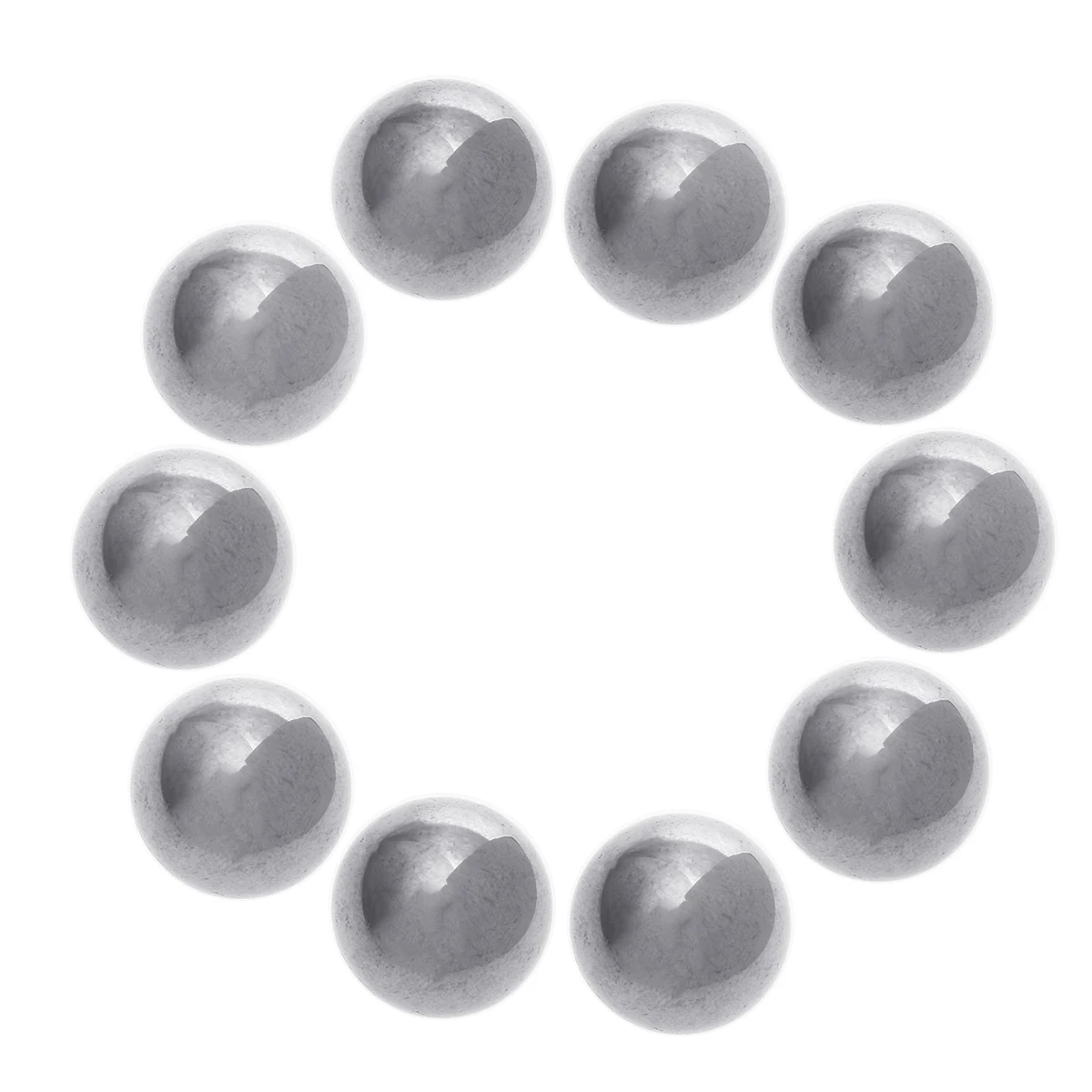 

10Pcs 15mm Carbon Steel Ball Bearings Mirror Like Surface High Load Capacity Spheres Bearing Steel Ball Bearing Sphere