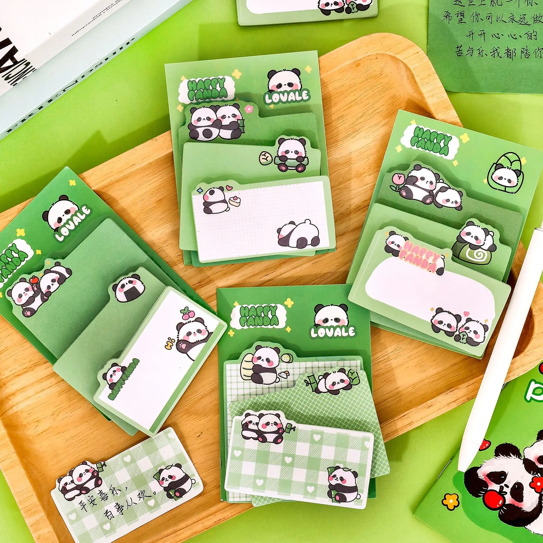 

60/240 листов, стикер с милой пандой, блокнот с героями мультфильмов, креативная этикетка, липкая бумага для заметок, студенческие канцелярские принадлежности, призы, подарки