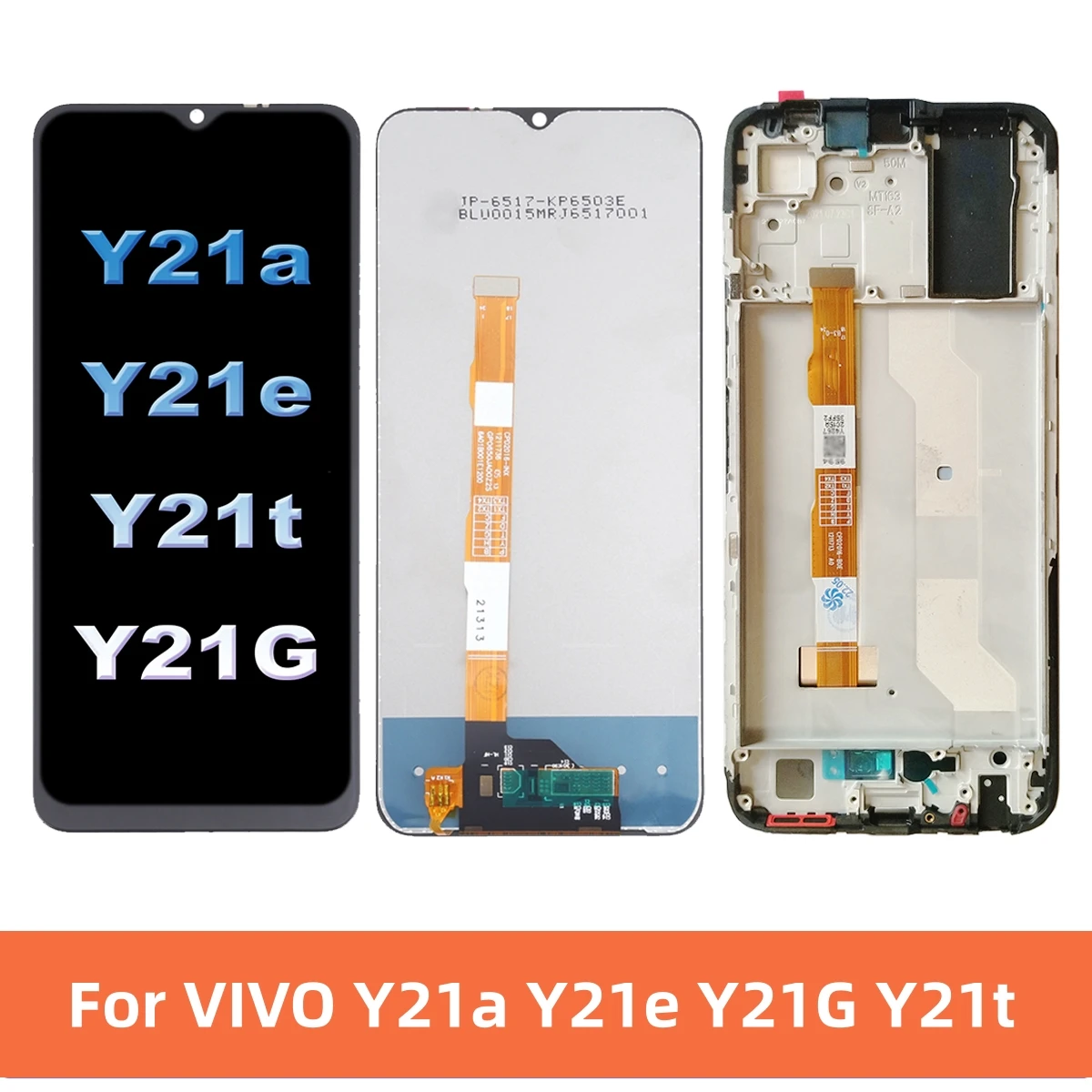 

6,51 "для VIVO Y21a Y21e Y21G Y21t ЖК-дисплей, сменный сенсорный экран, дигитайзер в сборе V2135 V2140 ЖК-дисплей