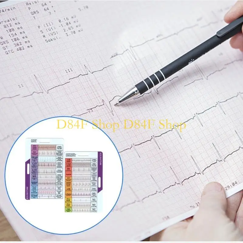 

D84F Удобная карманная карточка-путеводитель по ритму с четкой маркировкой для занятий в классе, репетиций разговорного оркестра