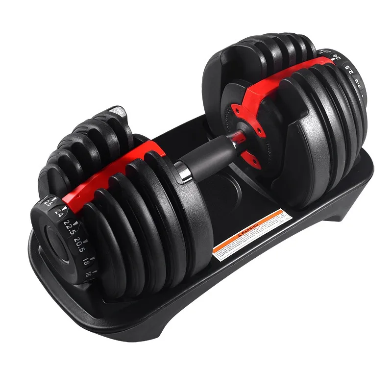 

Set of 2 Adjustable 24 kg Dumbbells 52.5 Lb Adjustable Dumbbells with 15 Weight Settings Suitable for Men and Women