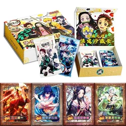 New Demon Slayer Cards TCG Booster Pack Box Tanjirou Kamado Nezuko Anime Character SSP Rare Collection Card giocattolo per bambini regalo di natale