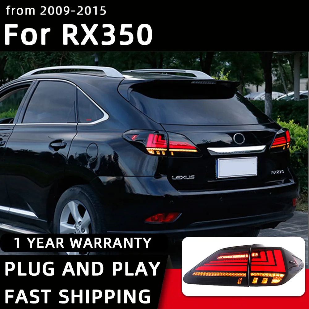 Car Styling Taillights for Lexus RX350 LED Tail Light 2009-2015 RX270 Tail Lamp DRL Rear Turn Signal Automotive Accessories