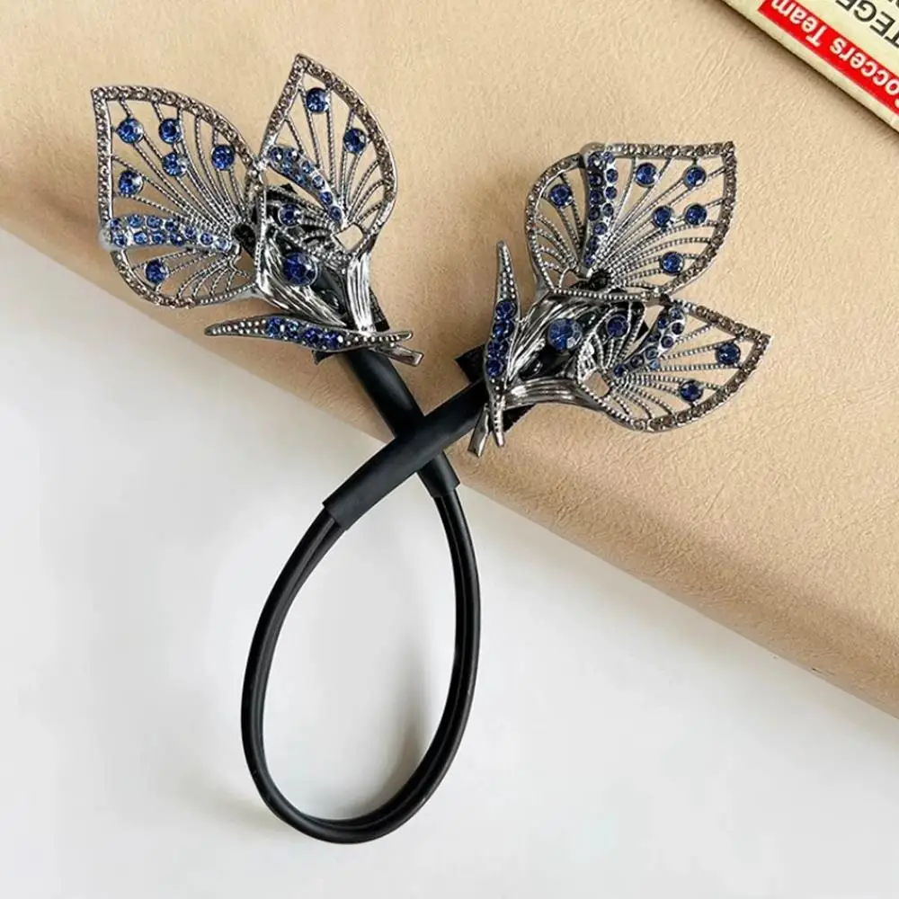 

Retro Rhinestone Hairpins Hair Bun Hair Clip Roller Hair Curler Versatile Hairclip Hairstyle Headbands Twisting Clips Hairband