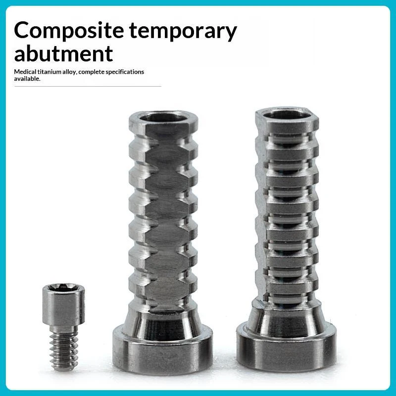 2-1Pcs Temporary Cylinder For Multi-unit Abutment Fits Nobel Biocare Prosthetic Screw Retained Abutment