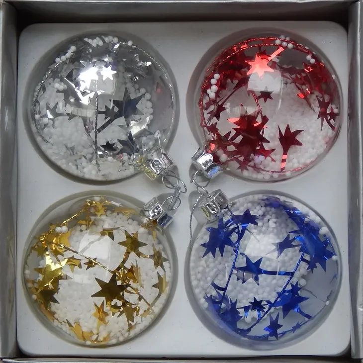 

Christmas glass ball hanging gift wedding room decoration