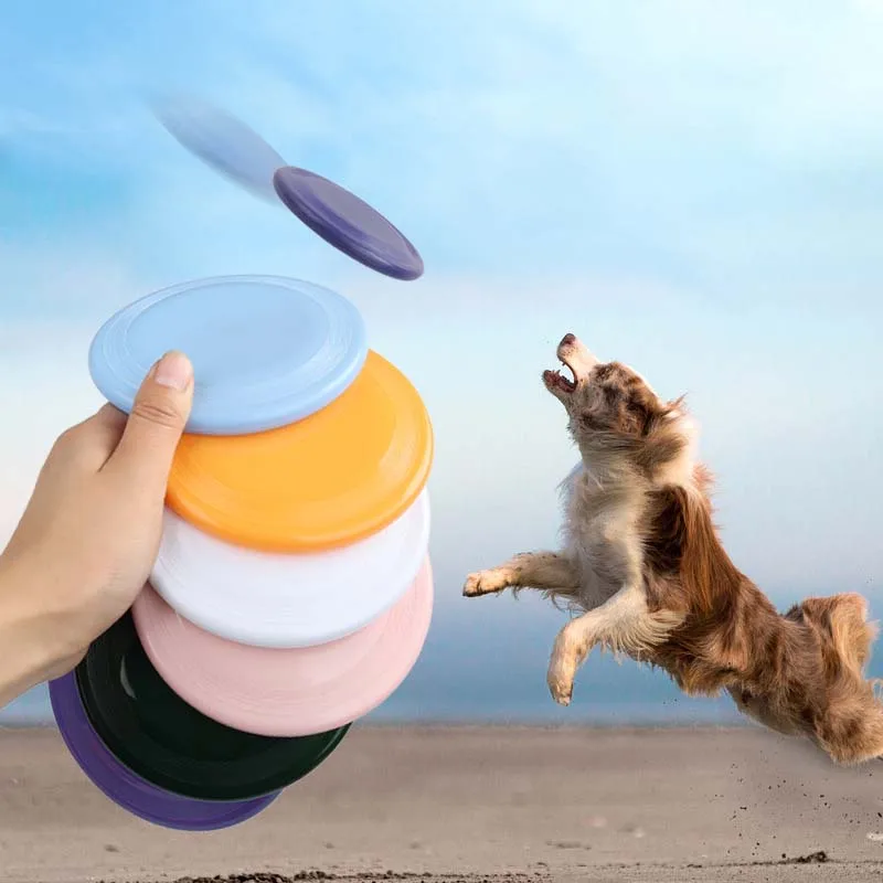 Pet Dog Floating Water Toys Silicone Game Plate Dogs Flying Discs Outdoor Lawn Running Trainning Interactive Toys Pet Supplies