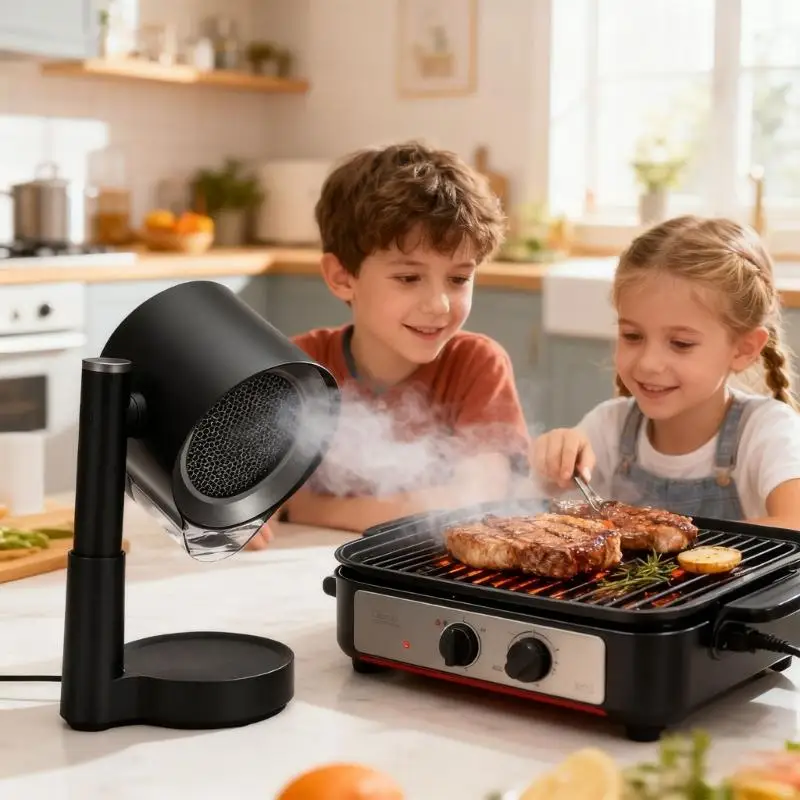 Portable 3 Speed Kitchen Small Extractor Hood Movable Portable Hood N58D