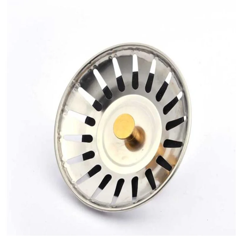 Kitchen Sink Filter Stainless Steel Pool Bathtub Drain Strainer Hair Catcher Stopper Waste Sink Filter Kitchen Tools Accessories