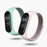 Bracelet for mi band 6 7 Strap Nylon Sport loop watch Belt pulsera correa Mi band 4 Wristband for xiaomi Mi band 5 4 3 Bracelet