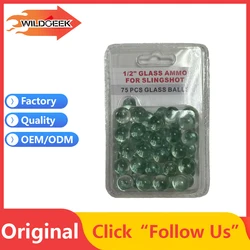 1/2 inch glass marbles 75 pills for slingshot