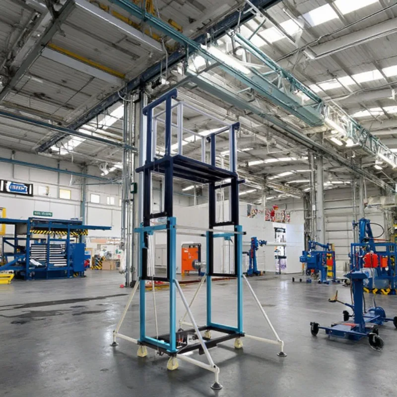 Electric Lifting Scaffold Mobile Platform 500Kg Wireless Remote Control 220V Mini Crane For Home Construction Hoist Customizable