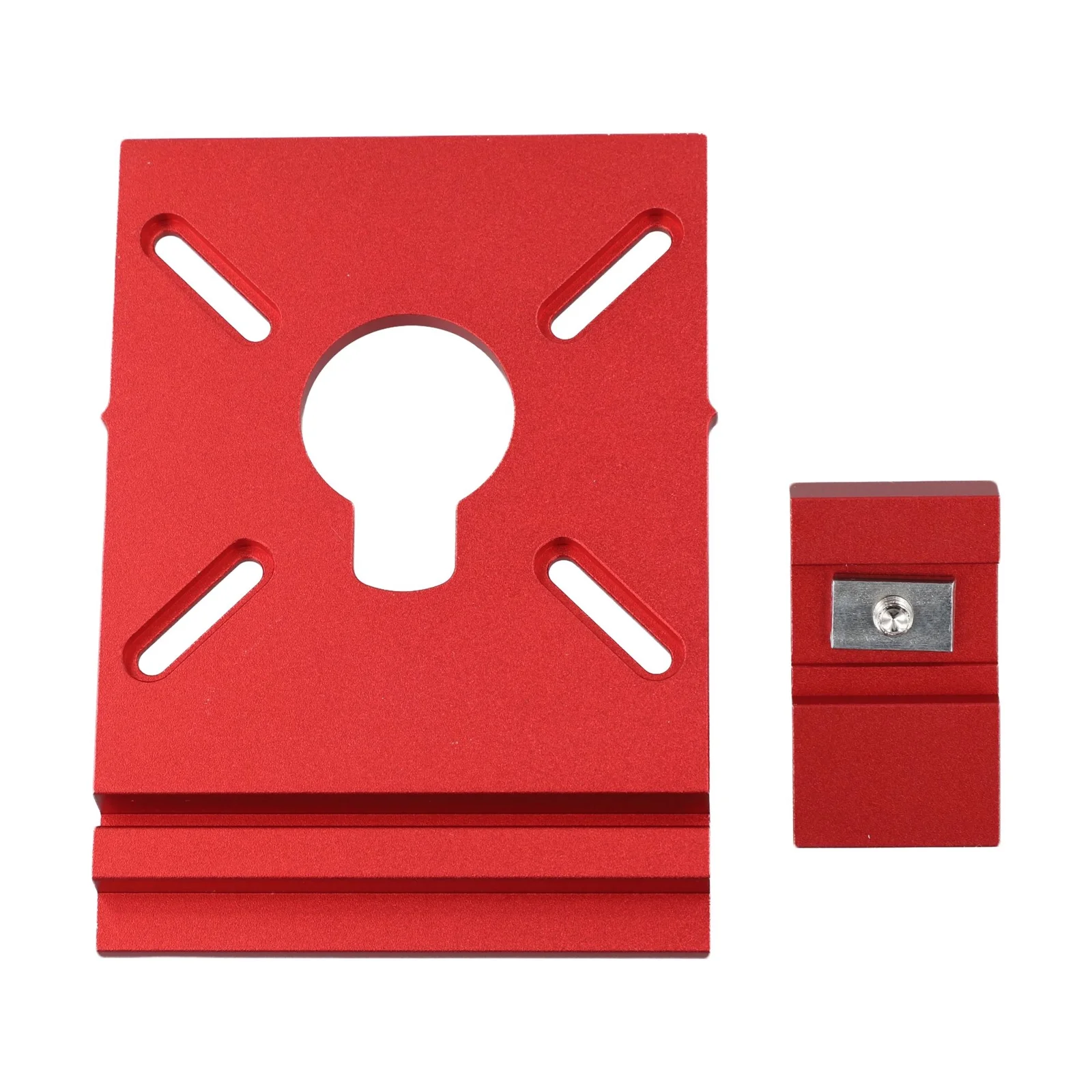 Woodworking Router Guide Rail Adapter Aluminum Alloy With Stopper For Cutting Trimming Power Tool Accessories