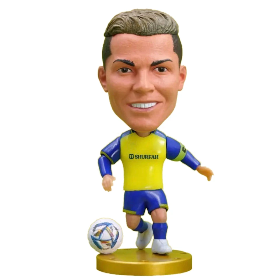 Soccerwe 1Pcs Dolls Toy Soccer Player Star 2.5
