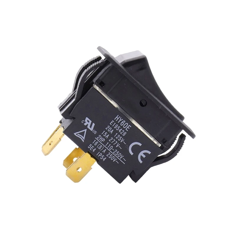 Convenient HY60E Switches 4 Pin Switches Electrical Equipment Toggle Switches 4 Pin 110-250V Switches Boat Type Switches