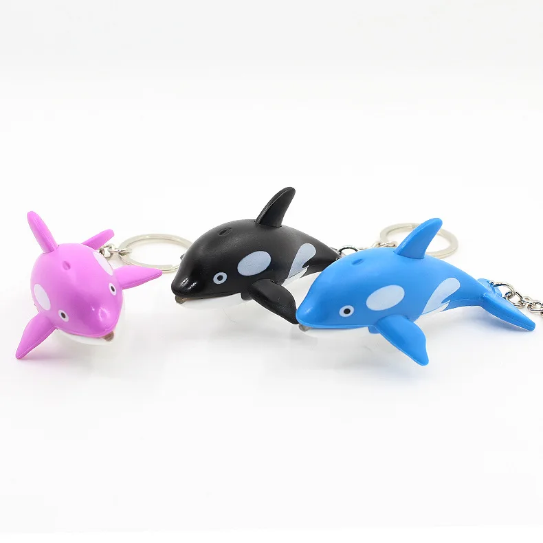 orca keychain Whale Keychain Stuffed Fluffy Animal Whale Doll Ins Whale Pendant Decoration