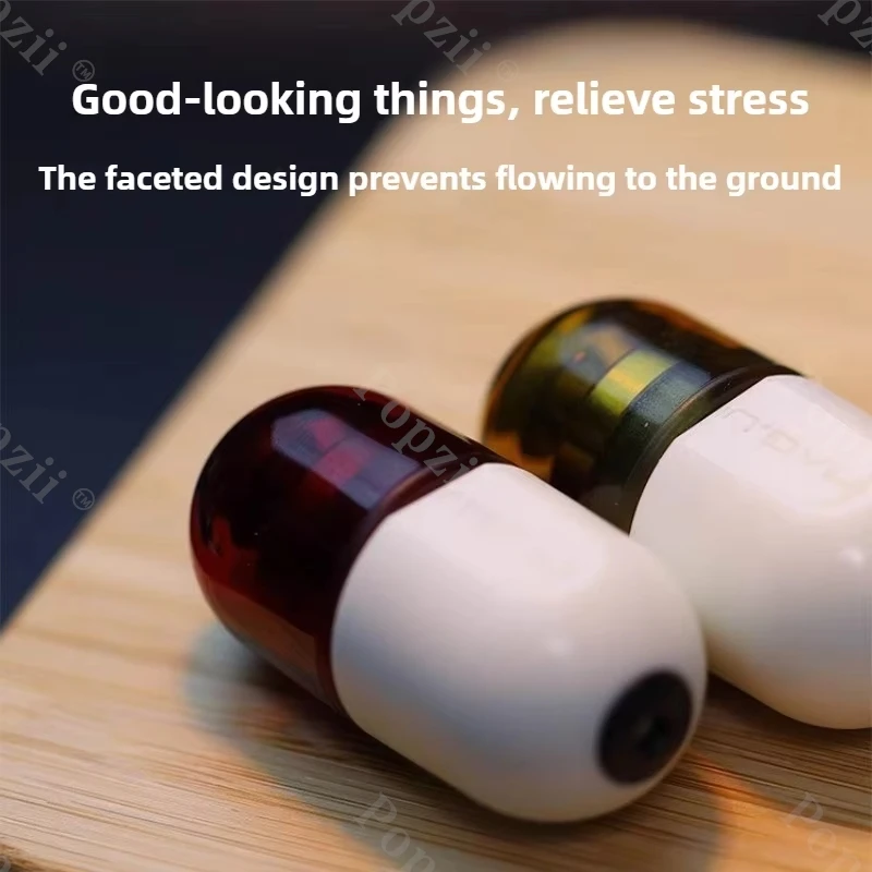 GAO STUDIO แคปซูลแม่เหล็กฟิดเจ็ตสปินเนอร์ ไจโรปลายนิ้ว ของเล่นคลายเครียดในออฟฟิศ ของเล่นฟิดเจ็ต