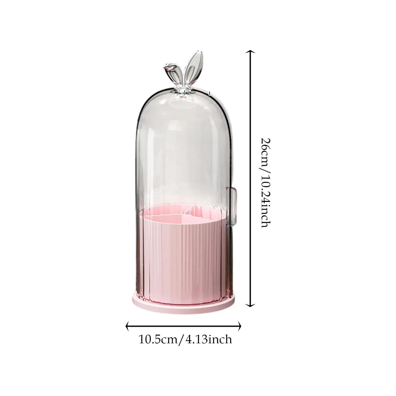 حامل فرشاة المكياج منظم مستحضرات التجميل مع غطاء منظم قرطاسية سطح المكتب بسعة كبيرة للحمام وغرفة المعيشة