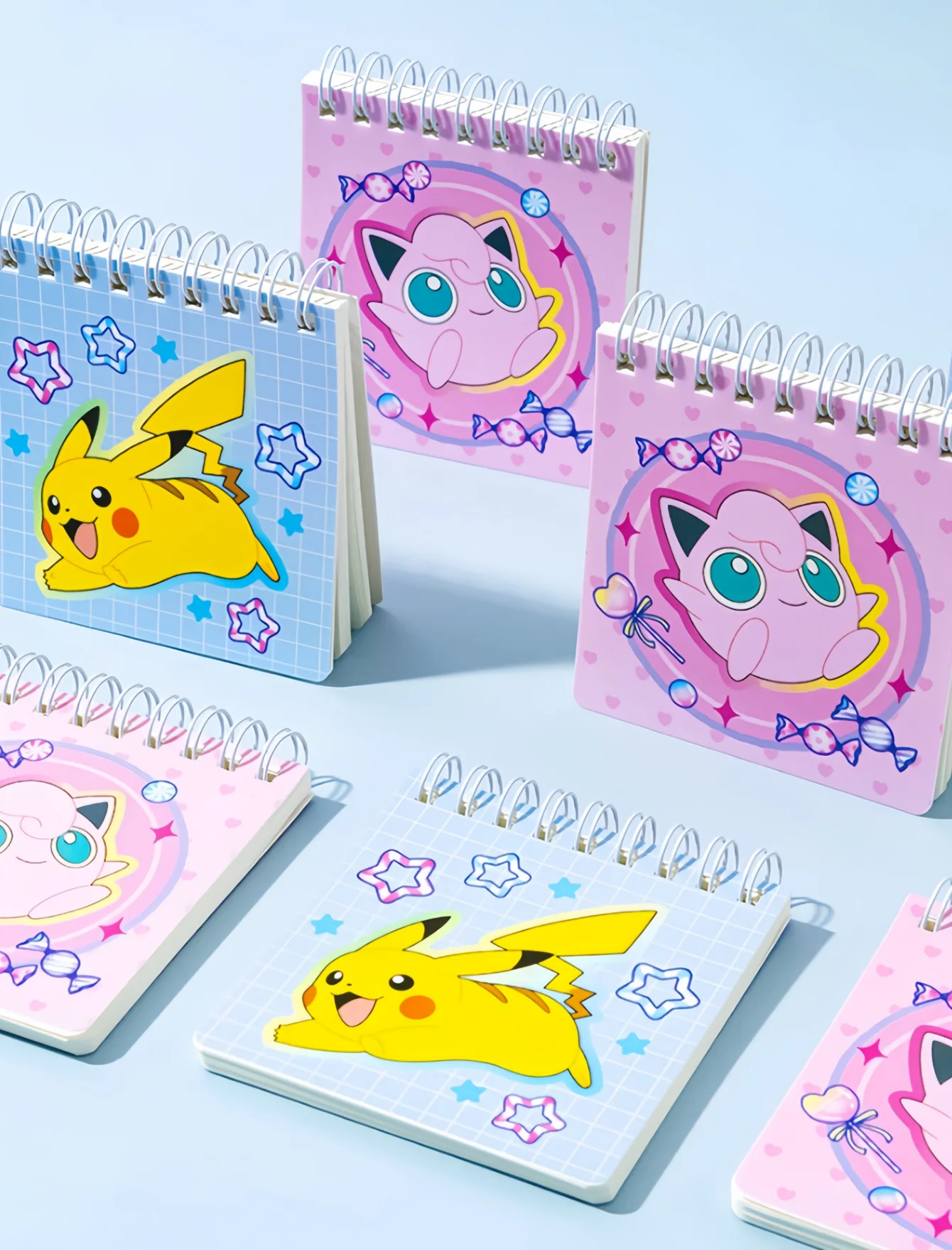 1Pcs Pokemon Kuromi Hello Kitty Image Coil Portable Notebook Cute Notepad Elementary School Student Reward Small Gift