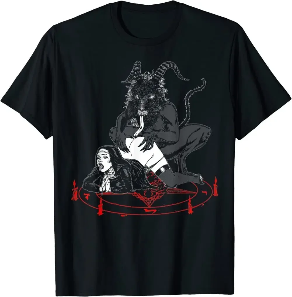 NEW Limited Unholy Dirty Nun Satan Is My Daddy  Gift Unisex T-shirt USA  S -XXL